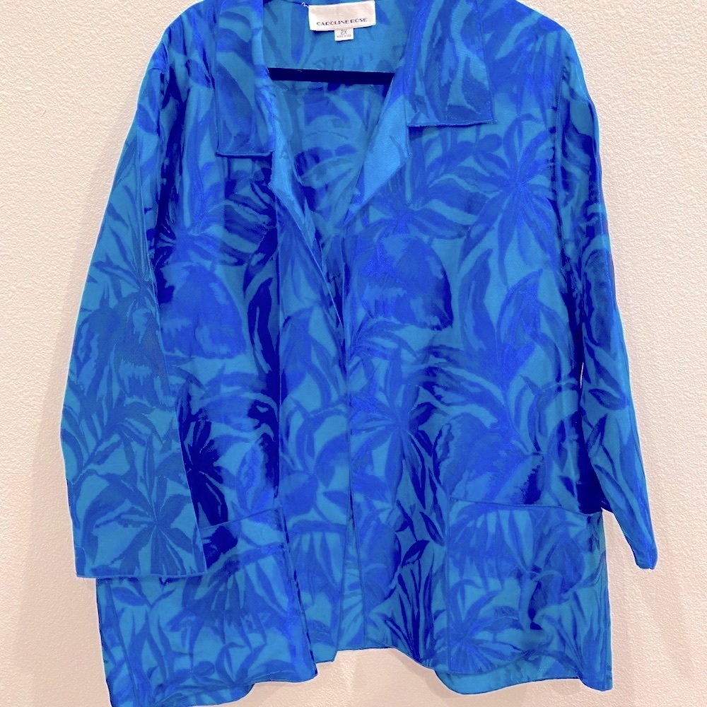 CAROLINE ROSE/Neiman’s 2X Jacket Like New